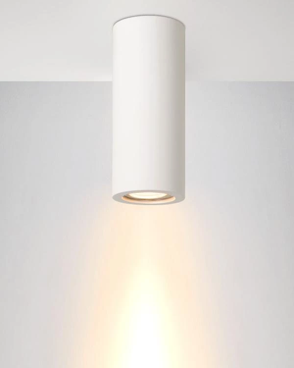 Lucide GIPSY - Ceiling spotlight - Ø 7 cm - 1xGU10 - White - atmosphere 2